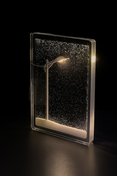 Snowy Night Lamp